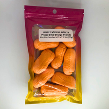 Load image into Gallery viewer, Freeze Dried Orange Peanuts 2.5oz
